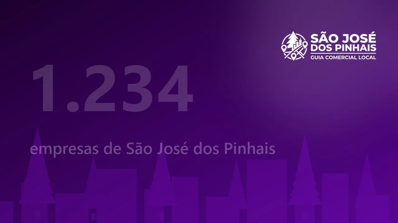Guia comercial completo com 1.234 empresas de SÃ£o JosÃ© dos Pinhais